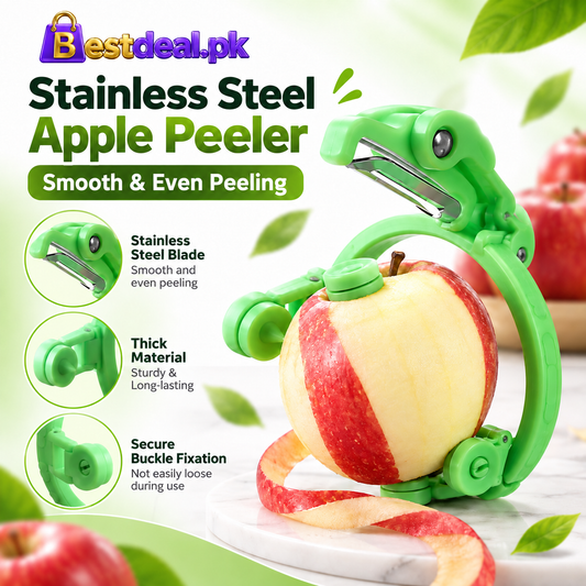 Smart Apple Peeler Tool – Stainless Steel Quick & Easy Fruit Peeler