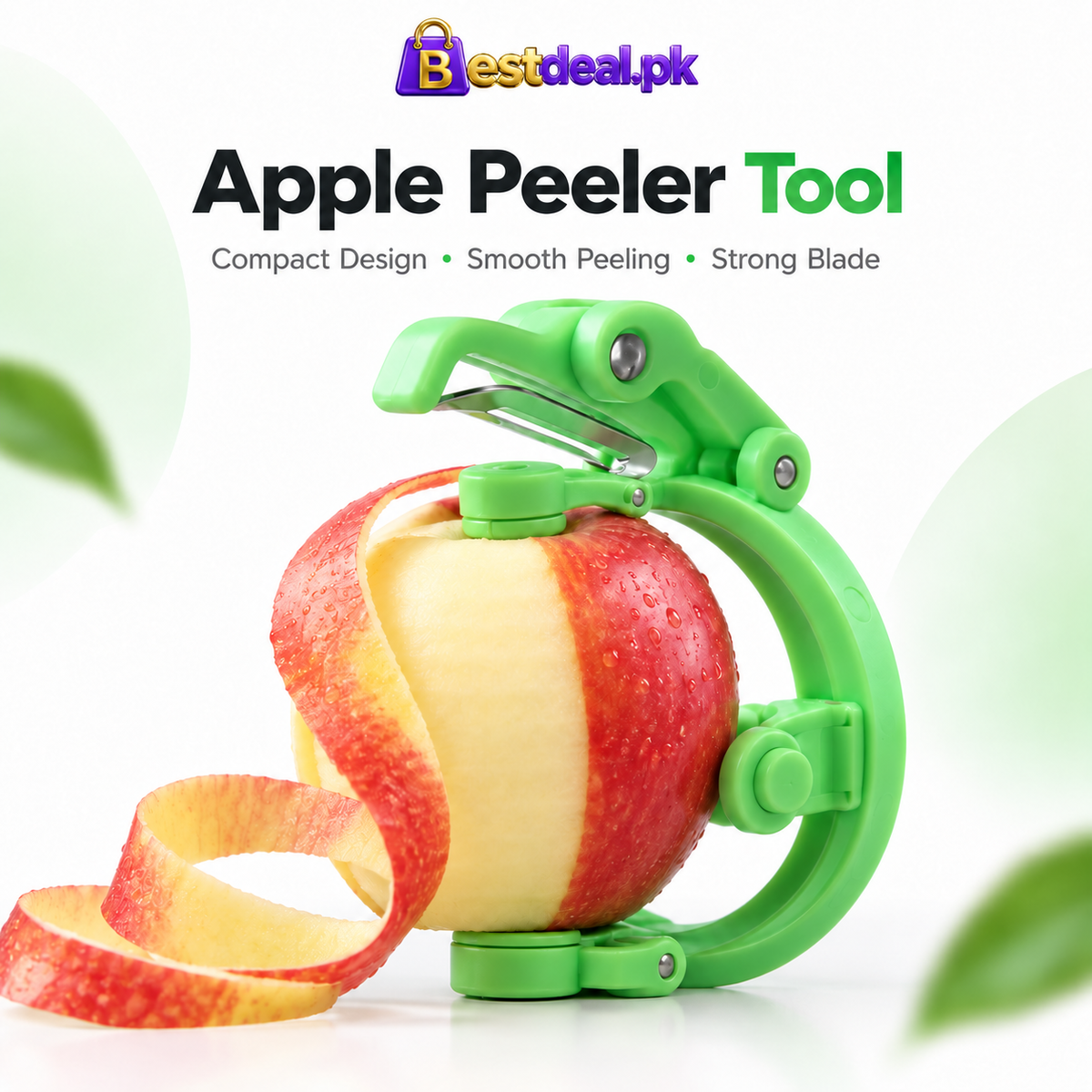 Smart Apple Peeler Tool – Stainless Steel Quick & Easy Fruit Peeler