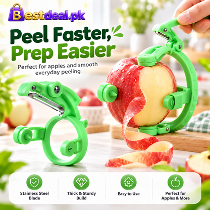 Smart Apple Peeler Tool – Stainless Steel Quick & Easy Fruit Peeler