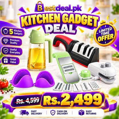 Kitchen Gadget Mega Deal – 5 Useful Kitchen Essentials in One Bundle