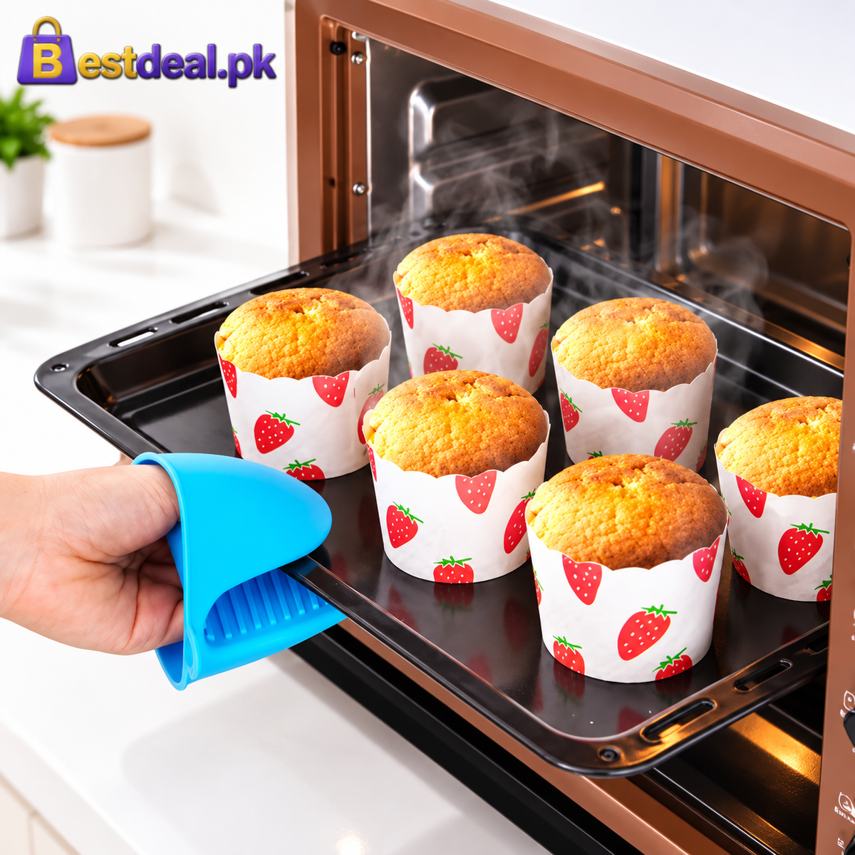 Silicone Pot Holder & Oven Mitt – Heat-Resistant Kitchen Grip