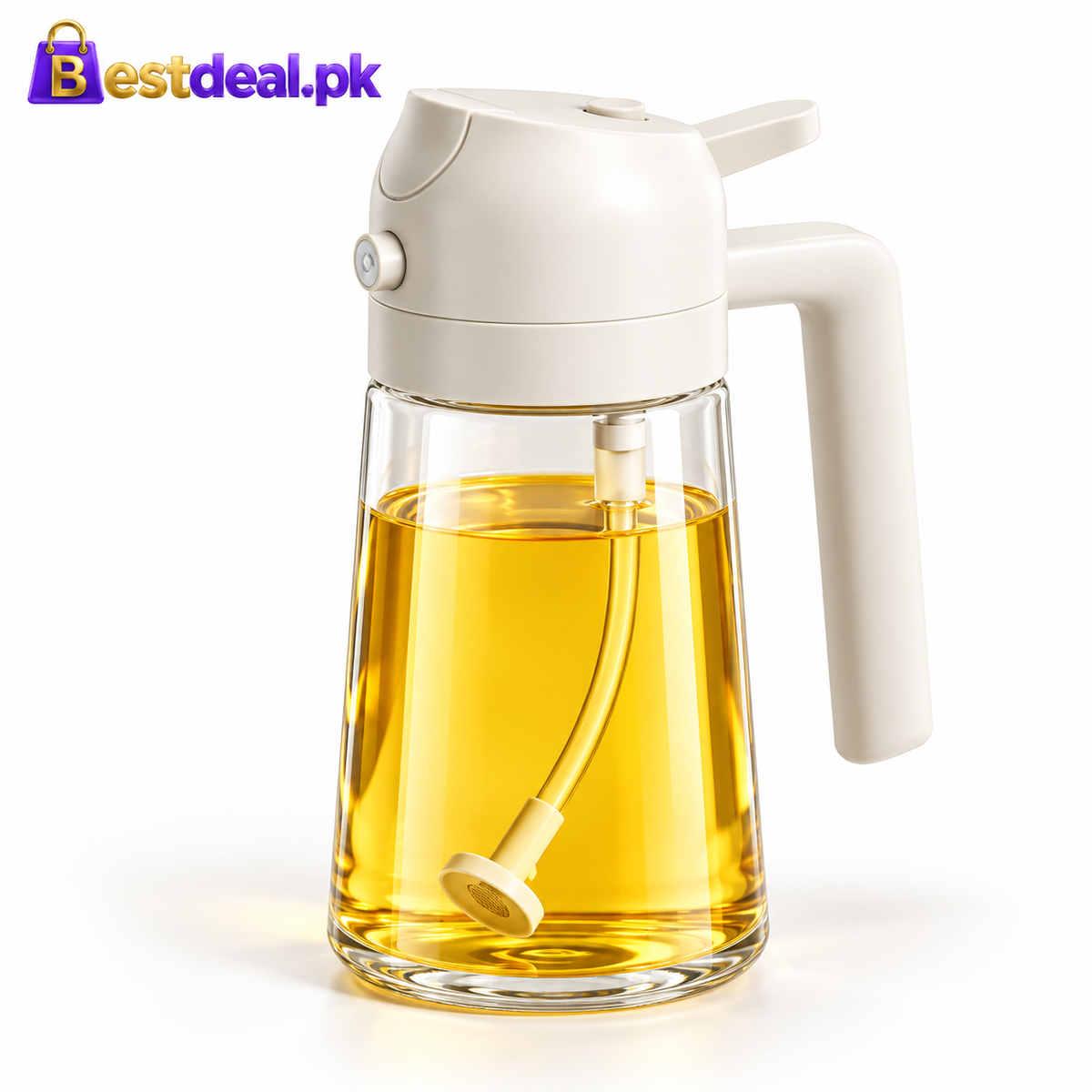 2-in-1 Oil Dispenser & Sprayer Bottle – Multipurpose Kitchen Oil Bottle