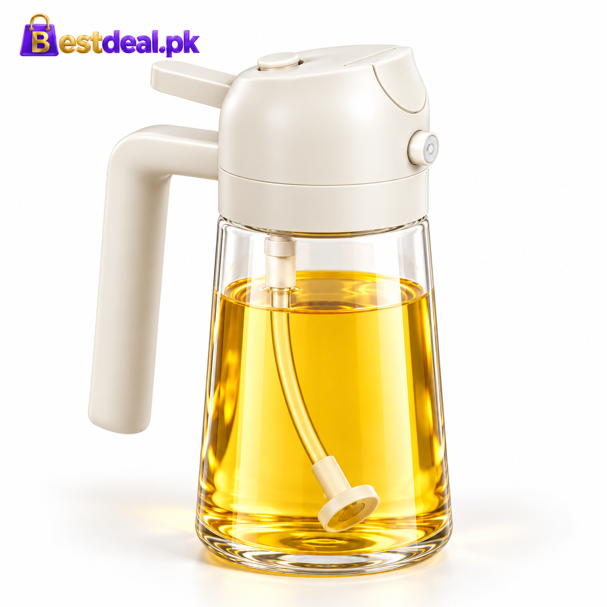 2-in-1 Oil Dispenser & Sprayer Bottle – Multipurpose Kitchen Oil Bottle